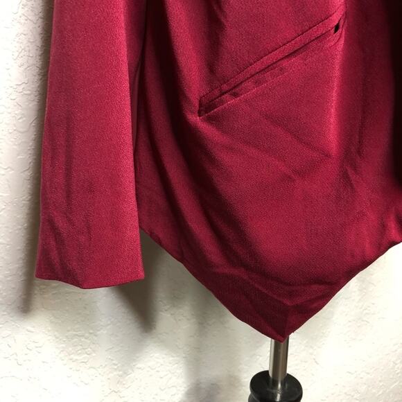 Torrid raspberry pink red open front blazer size 2 or 2X - Picture 5 of 12
